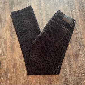 Ralph Lauren LRL Lauren Jeans Co. Women’s Corduroy Leopard Print Pants Size 8